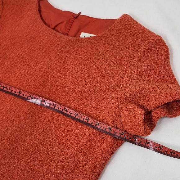 Whistles UK Vintage Mod 60s Style Dress Boucle Wool Crew Neck Mid Century Retro - Picture 7 of 16